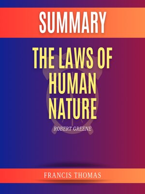 cover image of Summary of the Laws of Human Nature by Robert Greene